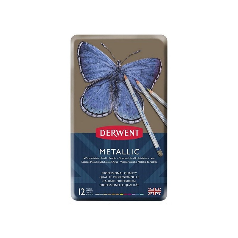 Derwent Metallic 12 colores