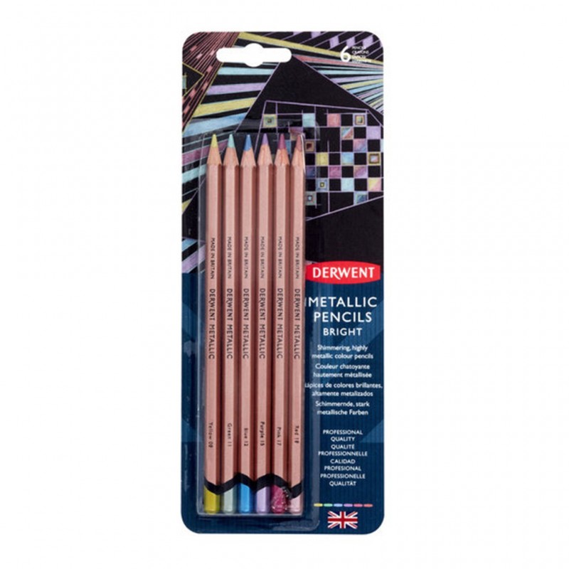 Set Derwent Metallic 6 colores