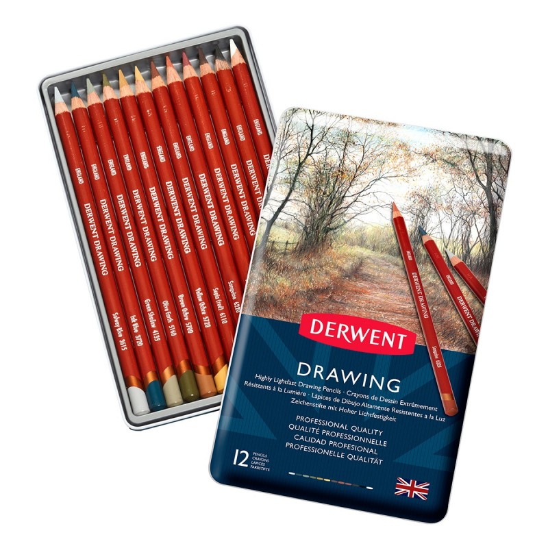 Derwent Drawing 12 colores