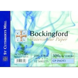 Bockingford 300 gr. espiral grano fino.