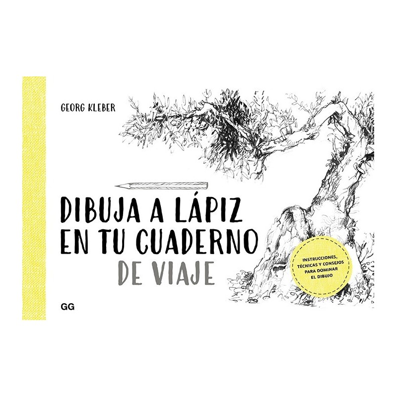 Dibuja a lápiz en tu cuaderno de viaje