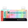 Rotulador Stabilo Boss Estuche 15 colores Pastel