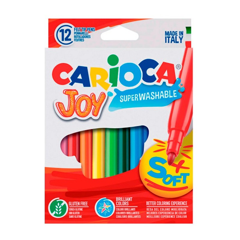 Rotulador Carioca Joy 12 colores