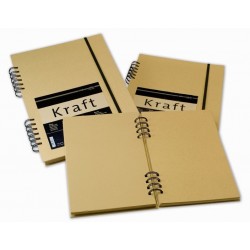 Kraft Paper Sketch Book Espiral