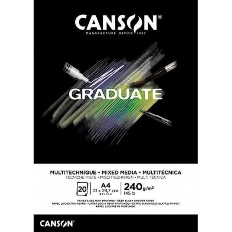 Bloc Canson Graduate Negro