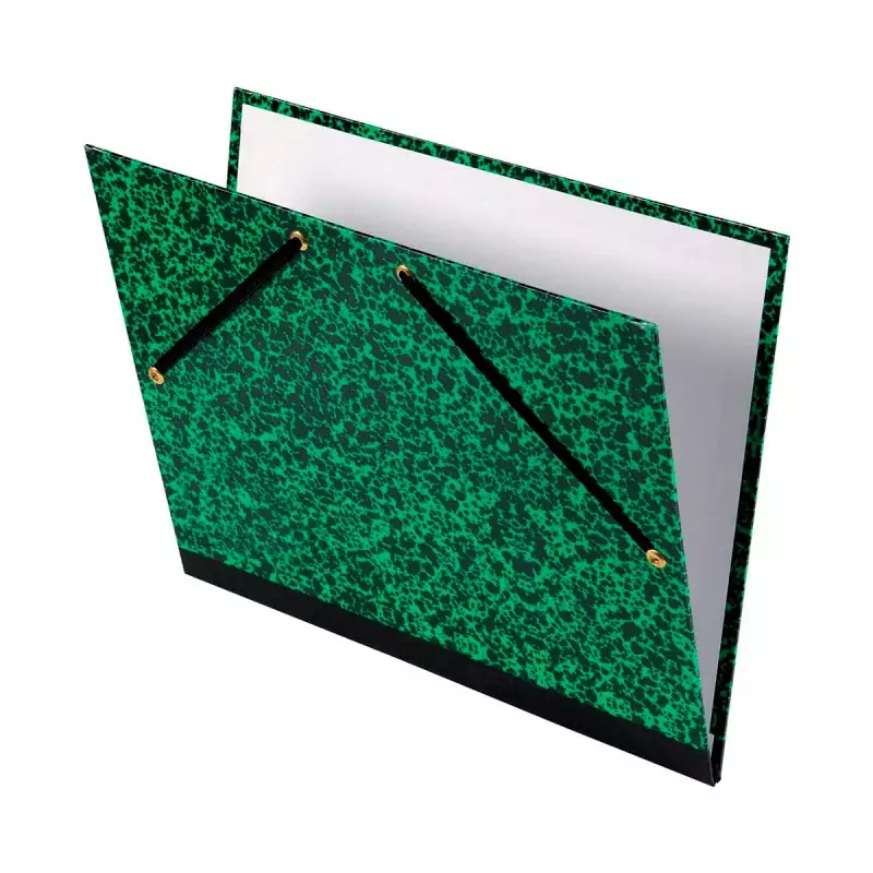 Carpeta dibujo verde con gomas Canson