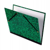 Carpeta dibujo verde con gomas Canson